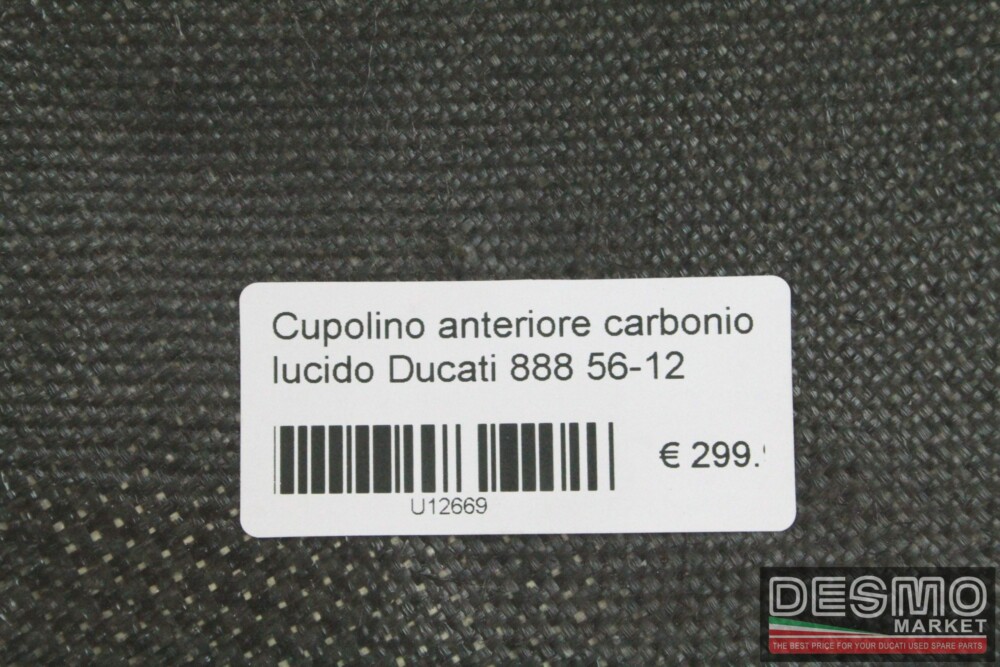 Cupolino anteriore carbonio lucido Ducati 888