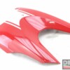 Red and white headlight front fairing Ducati Diavel