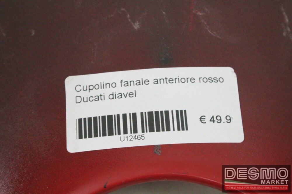 Cupolino fanale anteriore rosso Ducati Diavel