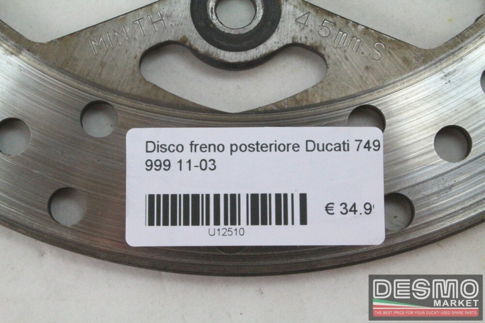 Disco freno posteriore Ducati 749 999