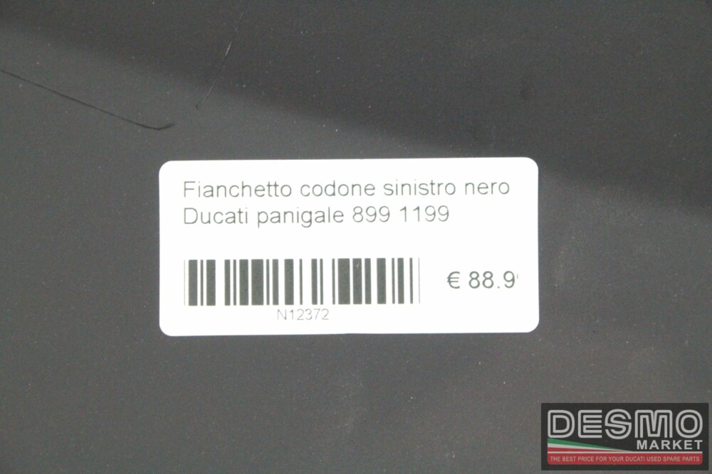 Fianchetto codone sinistro nero Ducati Panigale 899 1199