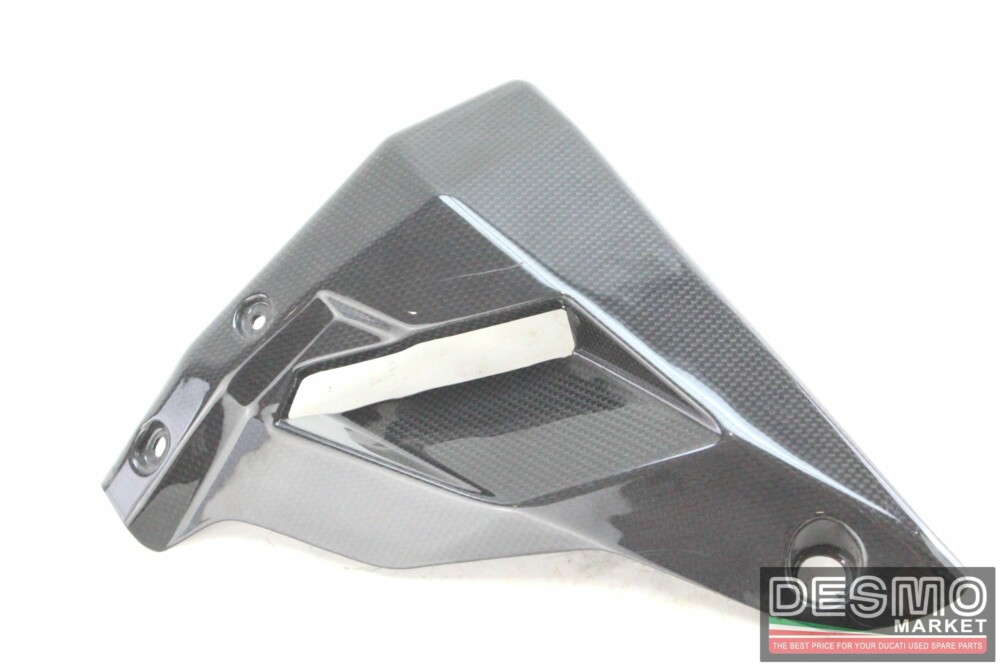 Carbon left side radiator belly pan Ducati Streetfighter - Image 2