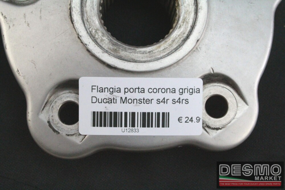 Flangia porta corona grigia Ducati Monster s4r s4rs