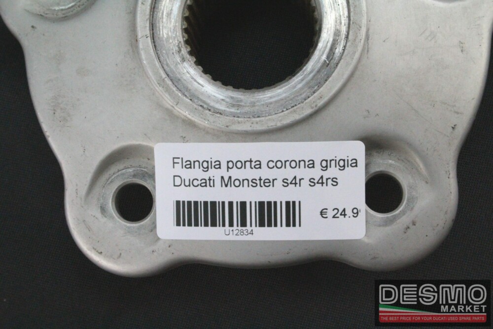Flangia porta corona grigia Ducati Monster s4r s4rs