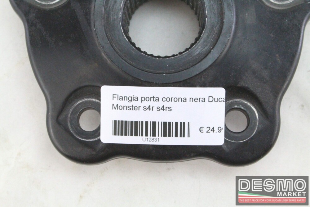 Flangia porta corona nera Ducati Monster s4r s4rs