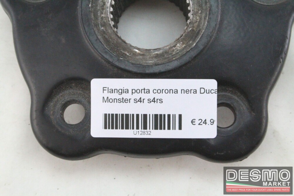 Flangia porta corona nera Ducati Monster s4r s4rs