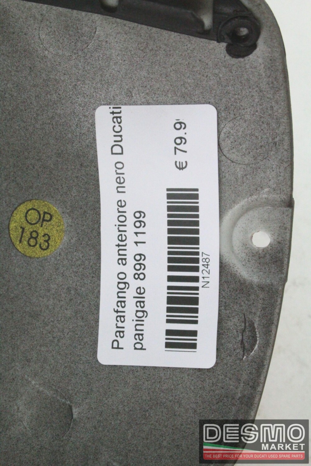 Parafango anteriore nero Ducati Panigale 899 1199