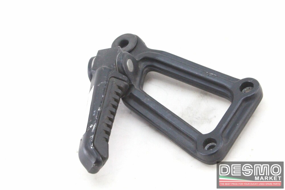 Pedana passeggero sinistra nero Ducati 851 888 SS 400 600 750 900