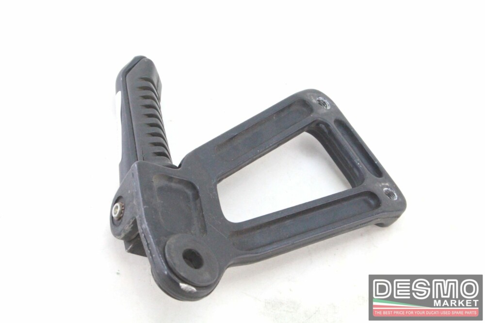 Pedana passeggero sinistra nero Ducati 851 888 SS 400 600 750 900