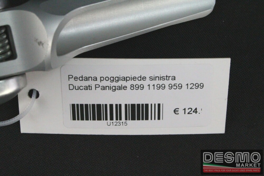 Pedana poggiapiede sinistra Ducati Panigale 899 1199 959 1299