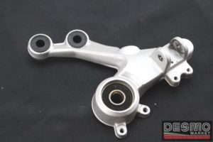 Piastra supporto pedana destra grigia pilota Ducati Monster s2r s4r s4rs