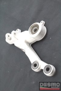 Piastra supporto pedana destra grigia pilota Ducati Monster s2r s4r s4rs