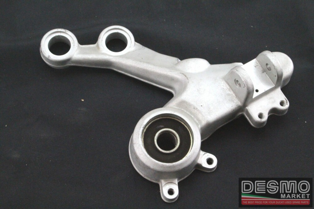 Piastra supporto pedana destra grigia pilota Ducati Monster s2r s4r s4rs