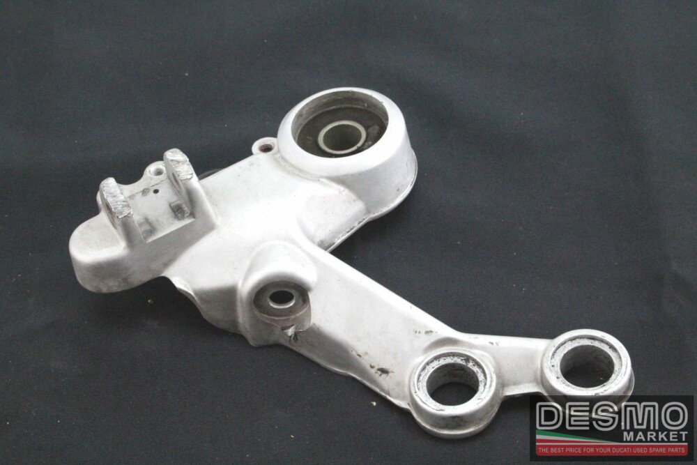 Piastra supporto pedana destra grigia pilota Ducati Monster s2r s4r s4rs