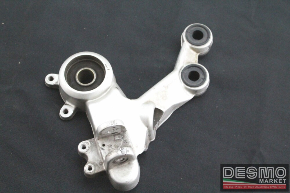 Piastra supporto pedana destra grigia pilota Ducati Monster s2r s4r s4rs