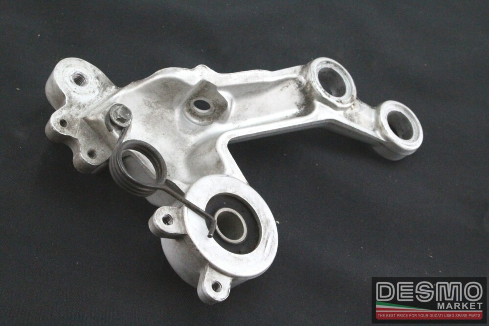 Piastra supporto pedana destra grigia pilota Ducati Monster s2r s4r s4rs