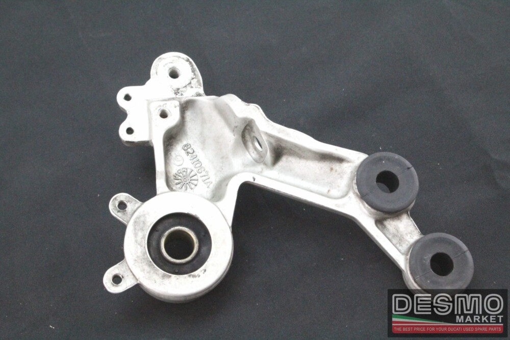 Piastra supporto pedana destra grigia pilota Ducati Monster s2r s4r s4rs