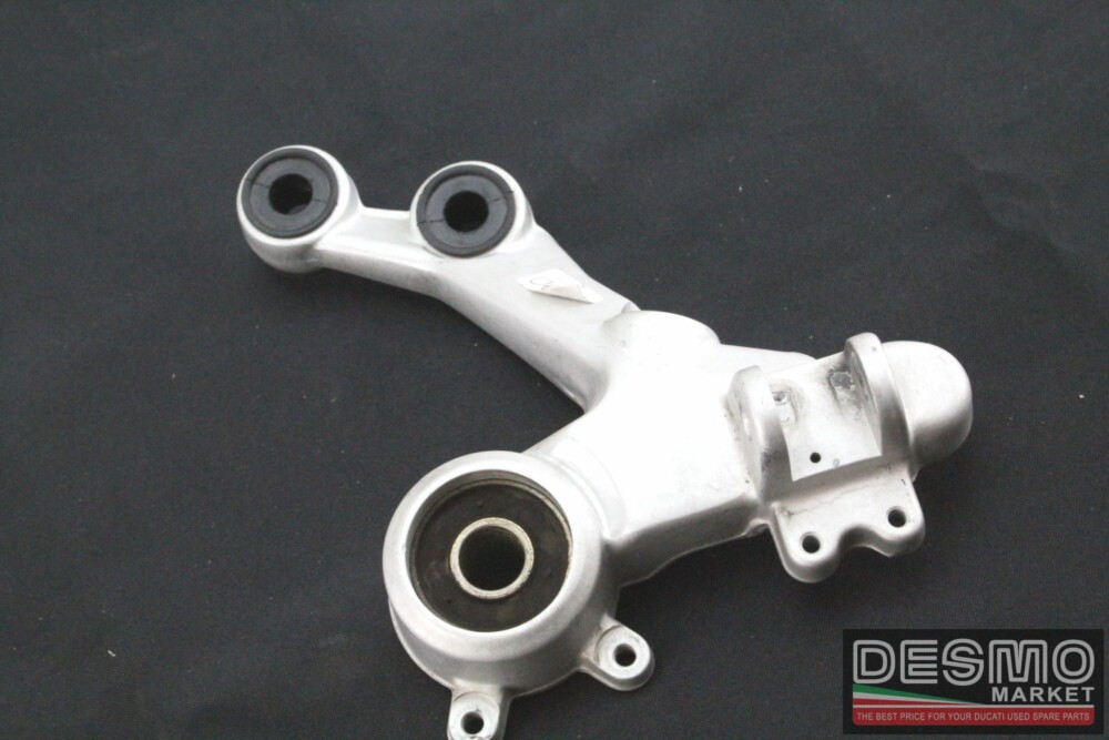 Piastra supporto pedana destra grigia pilota Ducati Monster s2r s4r s4rs