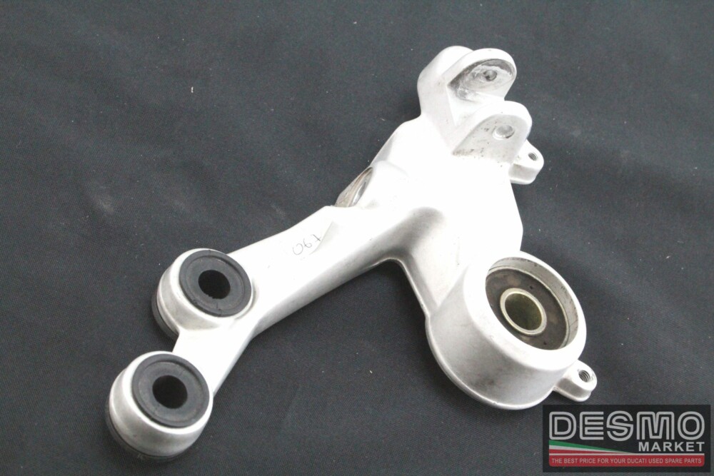 Piastra supporto pedana destra grigia pilota Ducati Monster s2r s4r s4rs