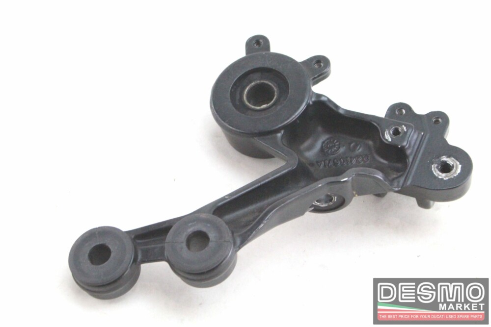 Piastra supporto pedana destra nera pilota Ducati Monster s2r s4r s4rs