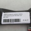Black right side rider footpeg support plate Ducati Monster s2r s4r s4rs - Image 5