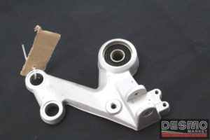 Piastra supporto pedana sinistra grigia pilota Ducati Monster s2r s4r