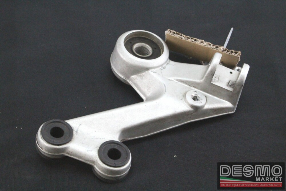 Piastra supporto pedana sinistra grigia pilota Ducati Monster s2r s4r