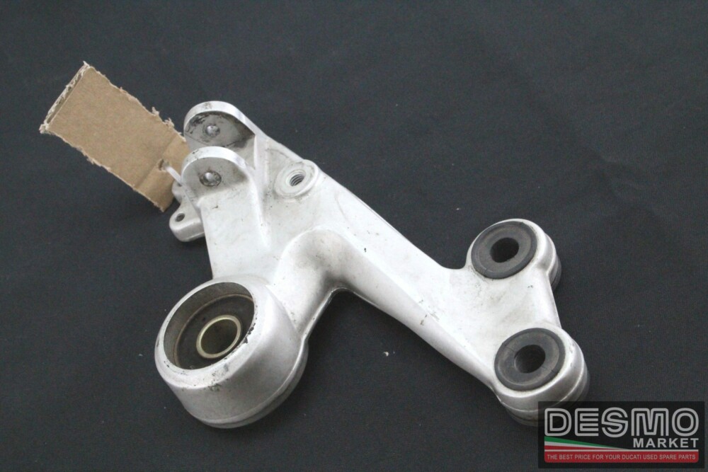 Piastra supporto pedana sinistra grigia pilota Ducati Monster s2r s4r