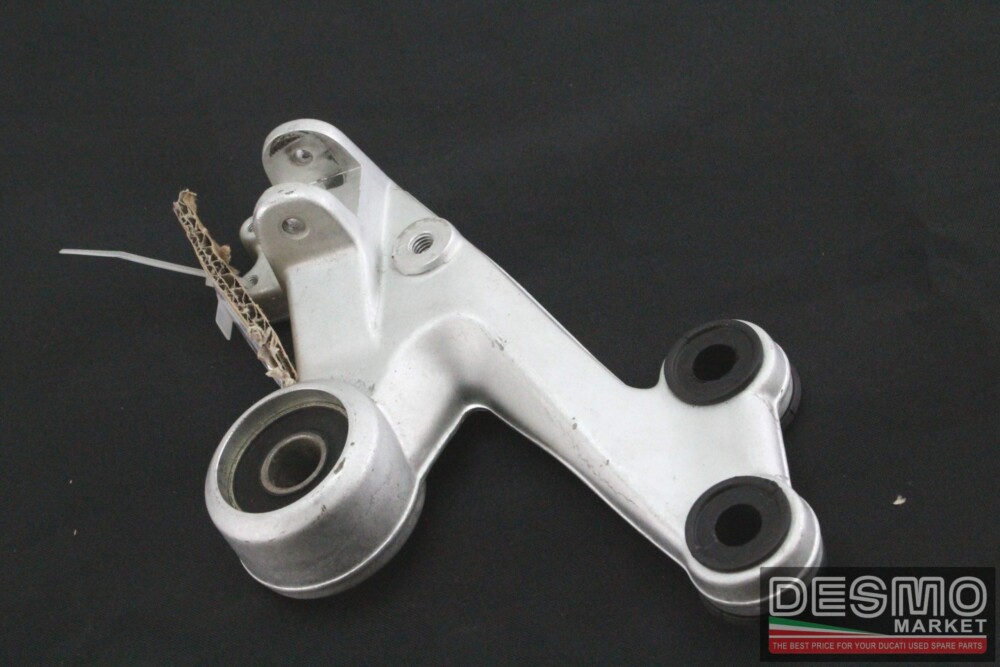 Piastra supporto pedana sinistra grigia pilota Ducati Monster s2r s4r