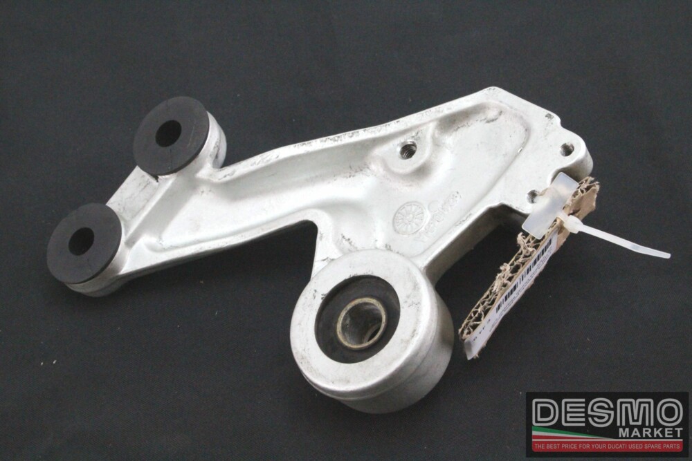 Piastra supporto pedana sinistra grigia pilota Ducati Monster s2r s4r