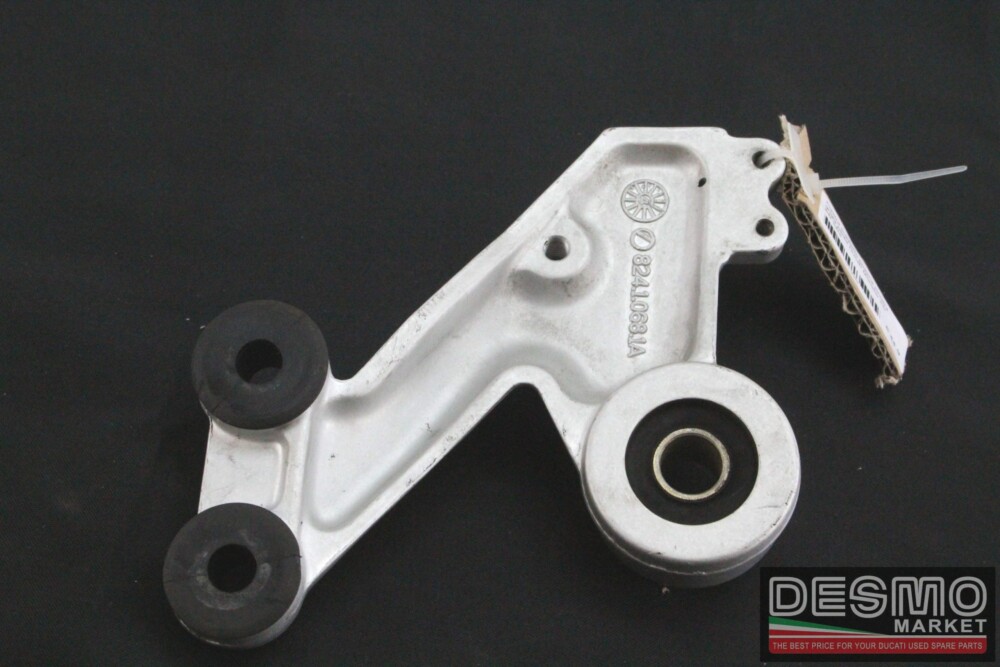 Piastra supporto pedana sinistra grigia pilota Ducati Monster s2r s4r