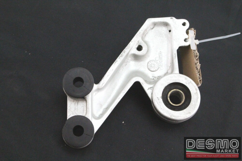 Piastra supporto pedana sinistra grigia pilota Ducati Monster s2r s4r