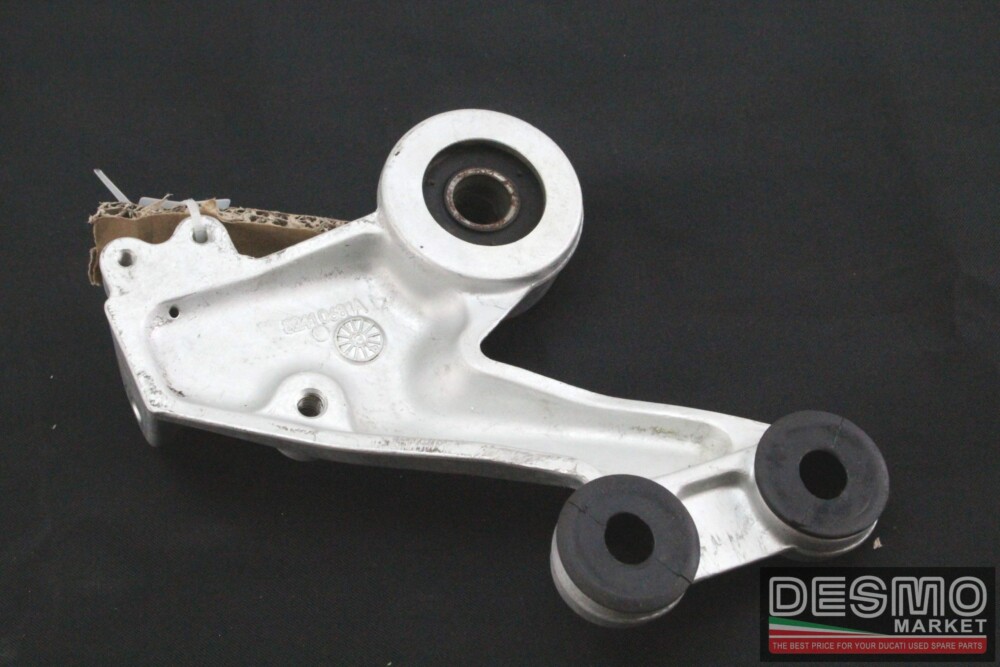 Piastra supporto pedana sinistra grigia pilota Ducati Monster s2r s4r