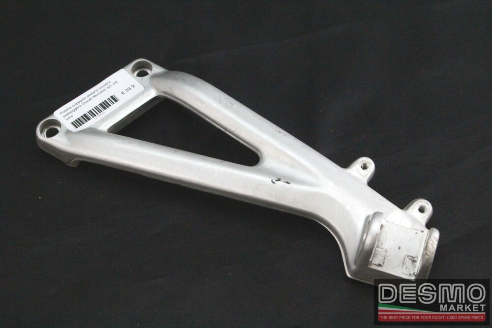 Piastra supporto pedana sinistra passeggero Ducati Monster s2r s4r s4rs