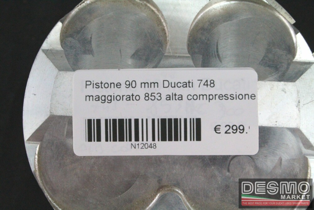 Pistone 90 mm Ducati 748 maggiorato 853 alta compressione