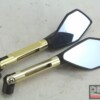 Gold and black ergal CNC rearview mirrow for all Ducati - Image 2