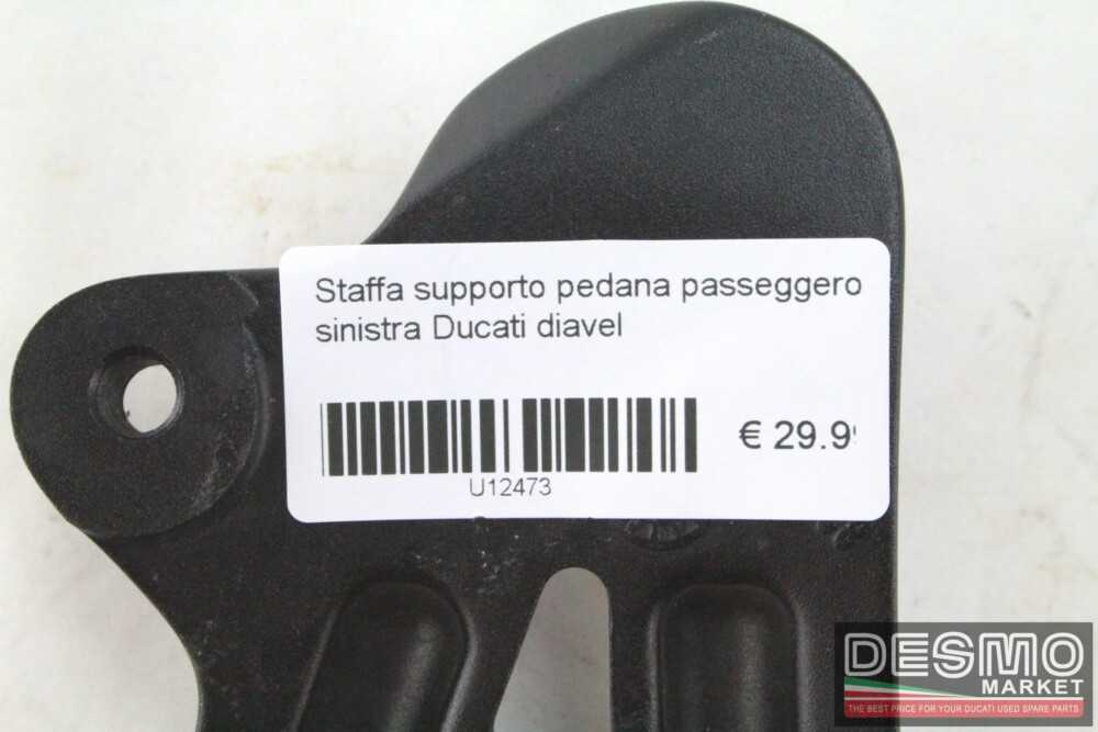 Staffa supporto pedana passeggero sinistra Ducati Diavel