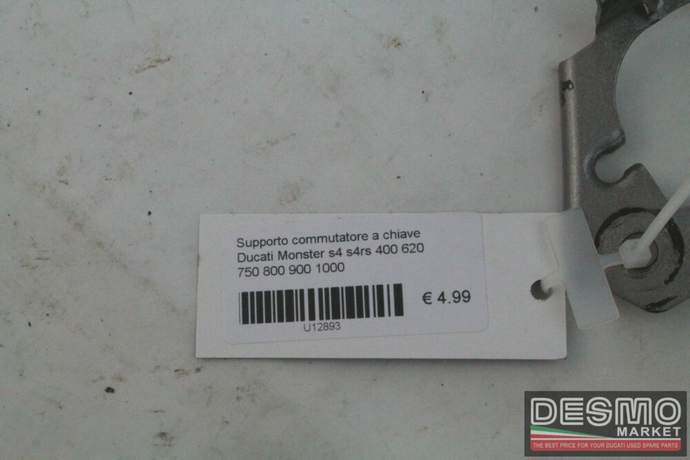 Key switch bracket support Ducati Monster s4 s4rs 400 620 750 800 900 - Image 3