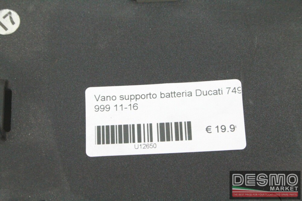 Vano supporto batteria Ducati 749 999
