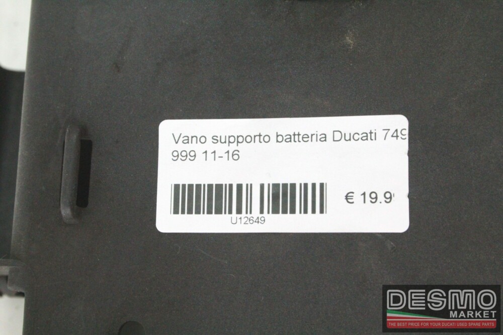 Vano supporto batteria Ducati 749 999