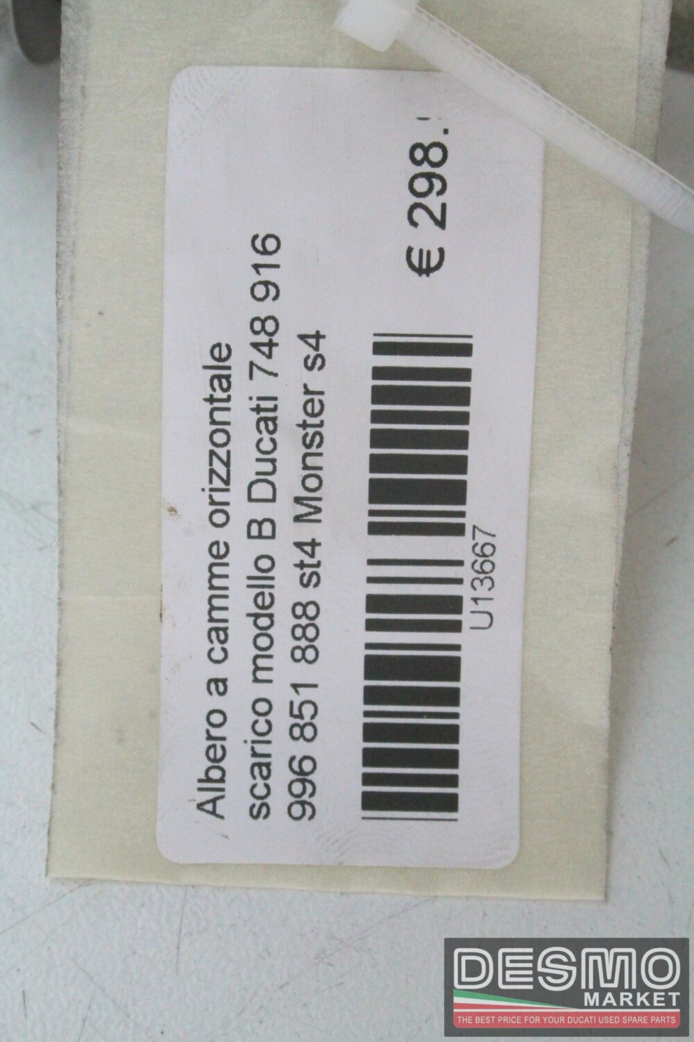 Horizontal exhaust camshaft model B Ducati 748 916 996 851 - Image 3