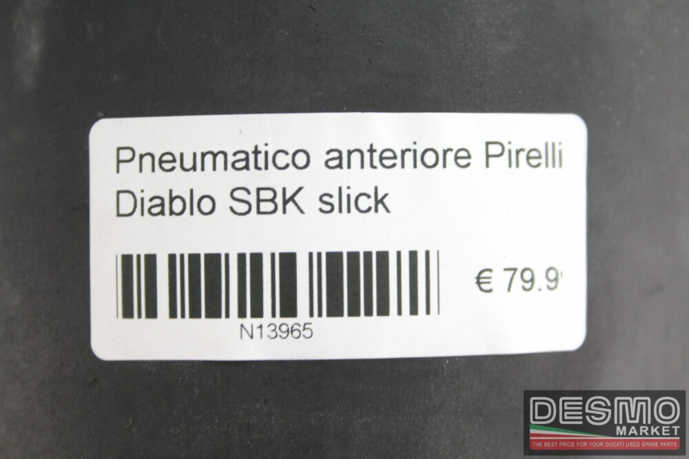 Pneumatico anteriore Pirelli Diablo SBK slick