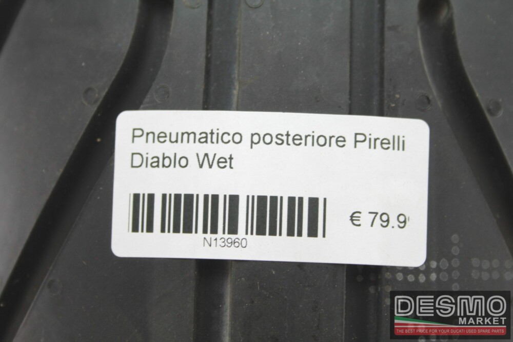 Pneumatico posteriore Pirelli Diablo Wet