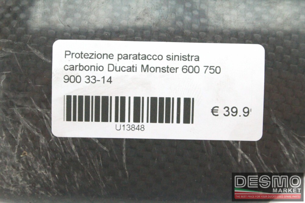 Protezione paratacco sinistra carbonio Ducati Monster 600 750 900
