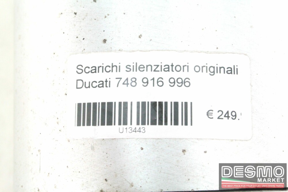 Original muffler exhaust Ducati 748 916 996 - Image 4