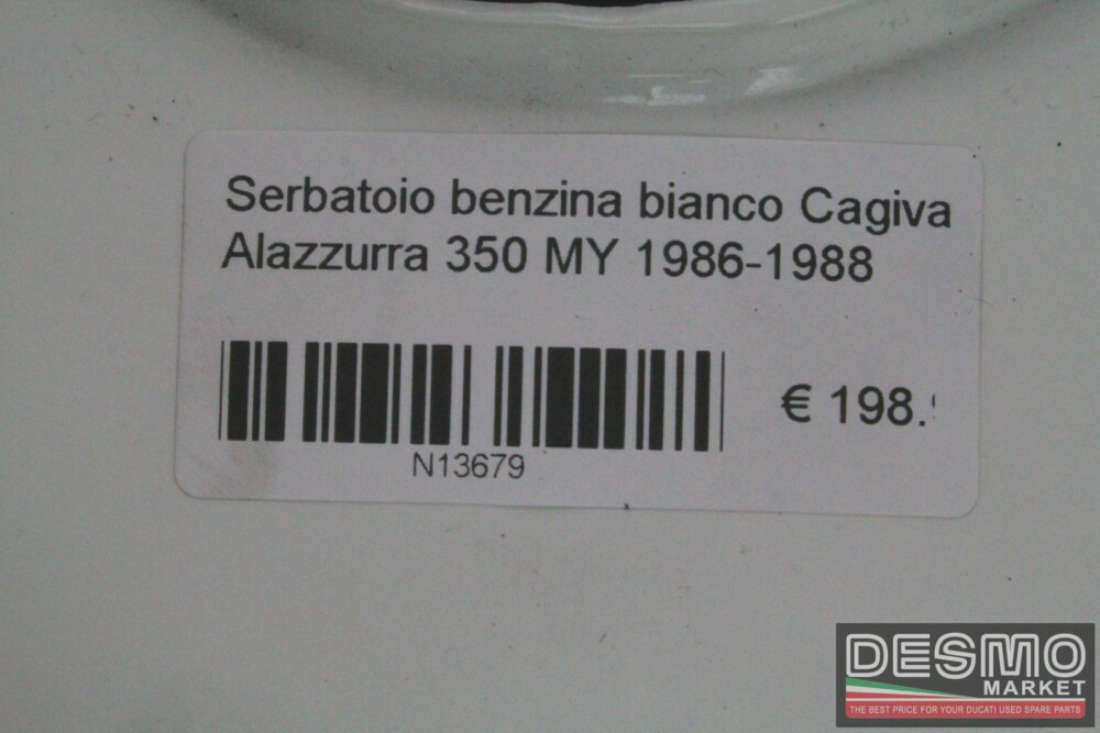 Serbatoio benzina bianco Cagiva Alazzurra 350 MY 1986-1988