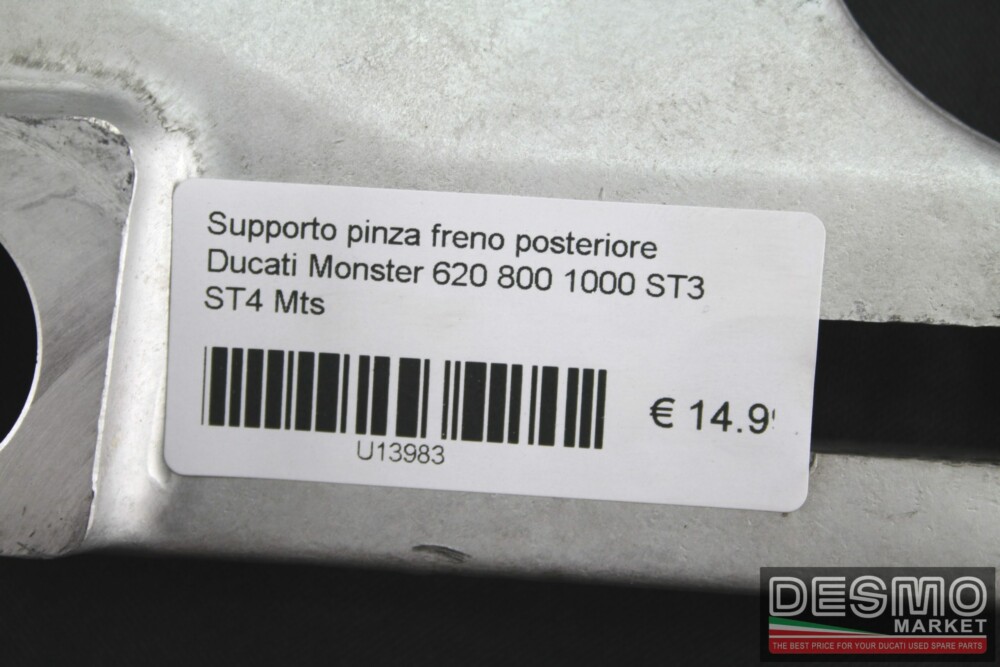 Staffa supporto pinza freno posteriore Ducati Monster 620 800 1000 Mts