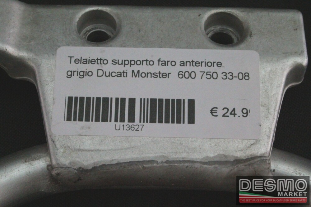 Telaietto supporto faro anteriore grigio Ducati Monster  600 750