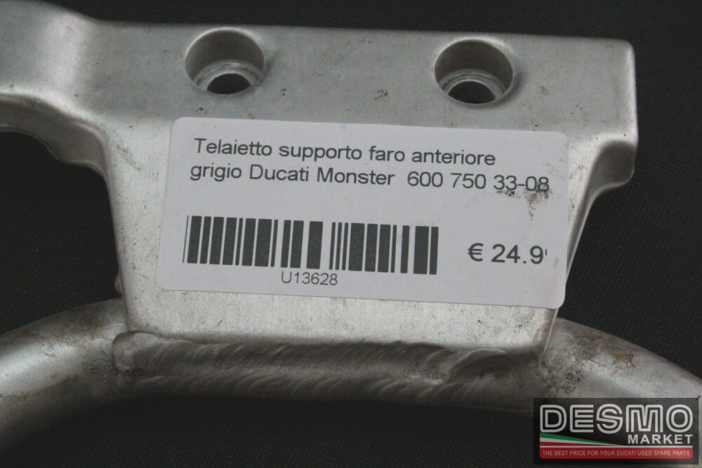 Telaietto supporto faro anteriore grigio Ducati Monster  600 750