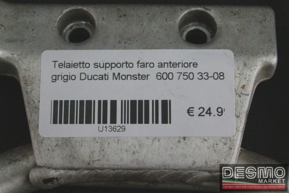 Telaietto supporto faro anteriore grigio Ducati Monster  600 750